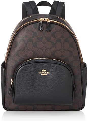 Coach 5671 Signature Women's Backpack, Im/Brown/Black, One Size